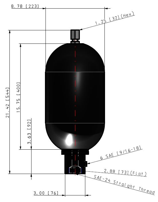 Accumulator Central Parker Hannifin